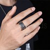Men's Stainless Steel Finger Rings RJEW-BB29955-9-2