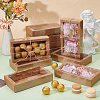 Cardboard Drawer Gift Storage Boxes with Clear Cover CON-WH0092-72C-03-5
