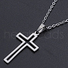 201 Stainless Steel Pendant Necklaces NJEW-S105-JN534-45-1-1