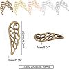 SUPERFINDINGS 100Pcs 5 Colors Tibetan Style Alloy Pendants FIND-FH0003-24-4