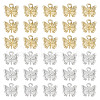 HOBBIESAY 80Pcs 2 Colors Alloy Charms FIND-HY0003-78-1