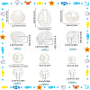 SUNNYCLUE ABS Plastic Imitation Pearl Beads KY-SC0002-26-2