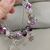 Snowflake Alloy European Beads Charm Bracelets FS-WG690AF-01-3