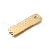 304 Stainless Steel Pendants STAS-F318-09B-G-2