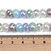 Electroplate Glass Beads Strands EGLA-G039-01A-02-4
