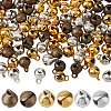 Gorgecraft 120Pcs 3 Metal Color Alloy Charms FIND-GF0006-37-1