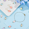 DICOSMETIC 100Pcs Spray Painted Acrylic Pendants FIND-DC0006-51-5