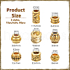  80Pcs 8 Styles Tibetan Style European Beads DIY-NB0012-43F-2