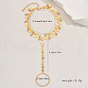Elegant Brass Pendant Anklet for Women PP3197-5