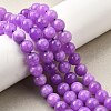 Dyed Natural Malaysia Jade Beads Strands G-G021-02B-05-2