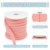 BENECREAT 1 Roll Flat Polycotton Hollow Cord OCOR-BC0005-99B-2