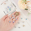 Beebeecraft 30Pcs 3 Styles Glass Rhinestone Cabochons RGLA-BBC0001-05-3