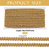 Polyester Centipede Lace Ribbon OCOR-WH0088-43B-03-2