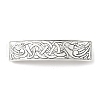 Viking Knot Alloy Retro Hair Barrettes AJEW-K048-03AS-1