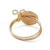 Brass Finger Rings for Women RJEW-TA00178-4