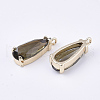 Transparent Glass Pendants GLAA-T007-22A-2