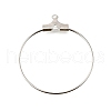 Rack Plating Brass Ring Hoop Earrings KK-L125-01P-1