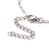 304 Stainless Steel Cable Chain Bracelet for Men Women BJEW-E031-05E-P-3