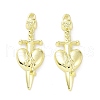 Rack Plating Alloy Pendants PALLOY-D007-65LG-2