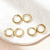 Ion Plating(IP) 304 Stainless Steel Hoop Earrings EJEW-P177-G-06-3