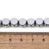 Electroplate Glass Beads Strands EGLA-L045-G-FP01-4