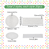 SUNNYCLUE 40Pcs 2 Styles Aluminum Pendants FIND-SC0010-22-2