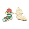 Alloy Enamel Pendants ENAM-J649-33LG-B-2