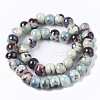 Handmade Porcelain Beads X-PORC-S498-19B-09-3