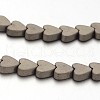 Electroplate Non-magnetic Synthetic Hematite Beads Strands G-F300-23C-F06-1
