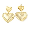 Brass Stud Earrings for Women EJEW-B057-09G-1