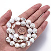 Natural Keshi Pearl Beads Strands PEAR-S018-03A-6