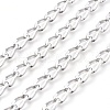 Tarnish Resistant 304 Stainless Steel Curb Chains CHS-P010-02P-1