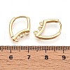 Brass Hoop Earring Finding KK-N261-58G-3