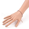Faceted Electroplate Glass Beaded Bracelets BJEW-JB05693-03-5