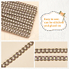 Wave Pattern Polyester Ribbon OCOR-WH0047-25B-4