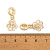 Rack Plating Alloy European Dangle Charms FIND-C055-16G-3