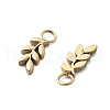 304 Stainless Steel Charms STAS-M111-38G-2