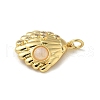Brass Micro Pave Clear Cubic Zirconia Pendants KK-U046-01P-2