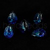 Gradient Color & Luminous Handmade Silver Foil Lampwork Beads LAMP-I028-07A-1