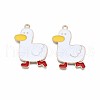 Alloy Enamel Pendants ENAM-S121-168-RS-2