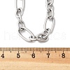 Non-Tarnish 304 Stainless Steel Figaro Chain Necklaces NJEW-O124-03P-3