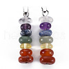 Natural Mixed Gemstone Pendants G-S299-131-2