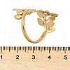 304 Stainless Steel Adjustable Open Cuff Rings for Women RJEW-U060-03G-G-2