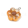Opaque Resin Pendants RESI-Q020-05A-2