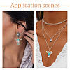  14Pcs 7 Styles Synthetic Turquoise Pendants FIND-TA0003-06-16
