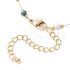 304 Stainless Steel Chain Anklets for Women AJEW-AN00691-5