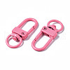 Spray Painted Eco-Friendly Alloy Swivel Snap Hooks Clasps PALLOY-T080-02J-NR-3