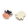 Halloween Theme Rack Plating Alloy Enamel Pendants X-ENAM-N056-362-2