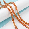 Natural Red Aventurine Beads Strands G-F631-K15-2