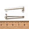 304 Stainless Steel Stud Earrings Findings STAS-D310-09P-02-3